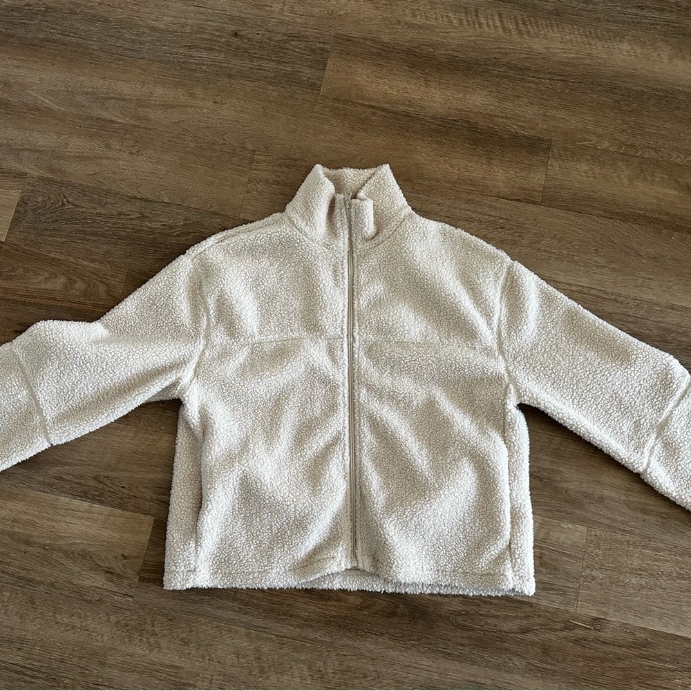 H&M Cream Teddy Jacket